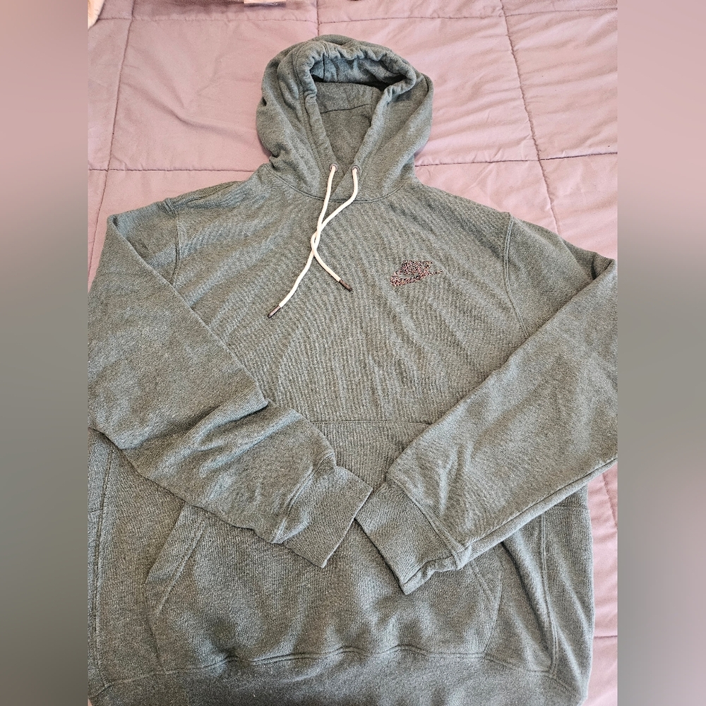 Nike Green Pullover Hoodie Sweatshirt